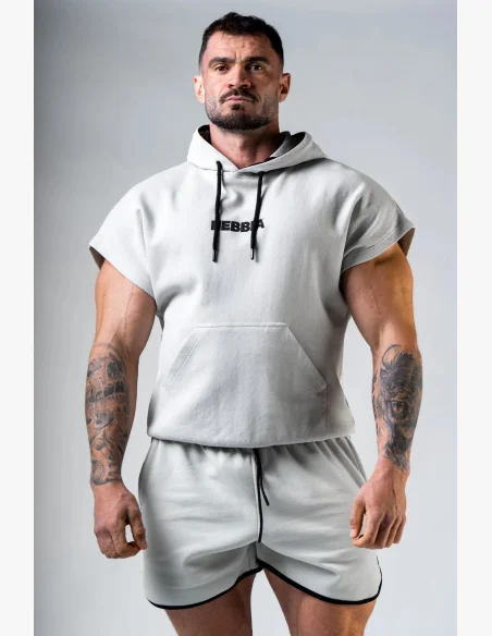 NEBBIA Tréninkový rag top HERO sivý