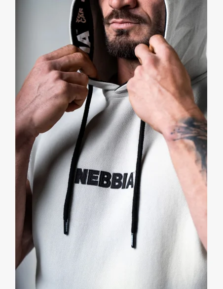 NEBBIA Tréninkový rag top HERO sivý