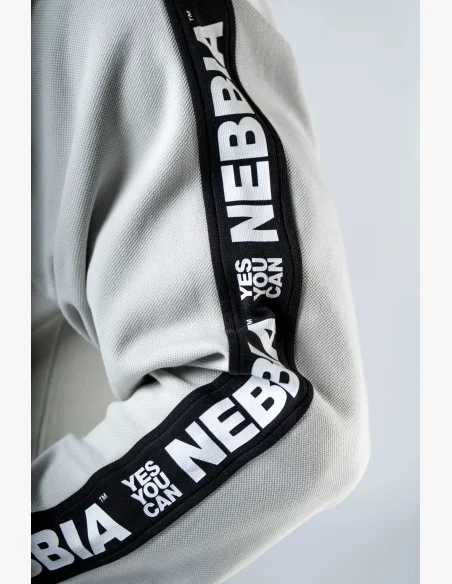 NEBBIA Mikina s kapucňou HERO sivá