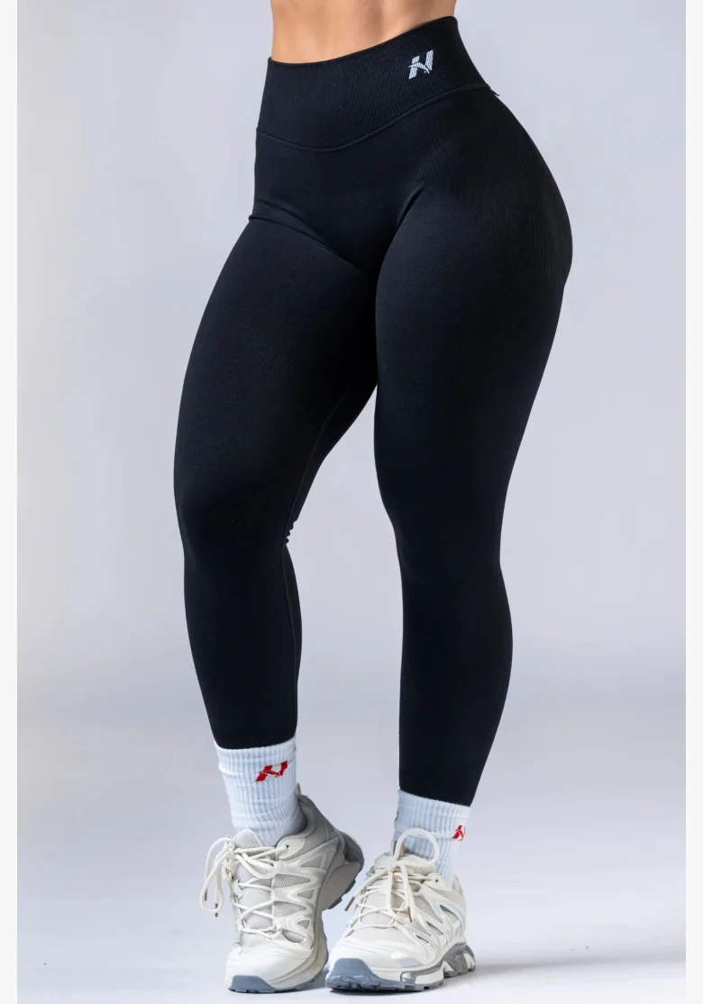 NEBBIA High-waist push-up legíny POWER čierna