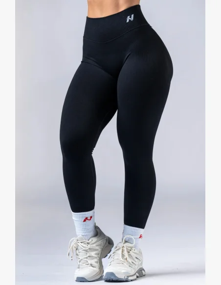 NEBBIA High-waist push-up legíny POWER čierna