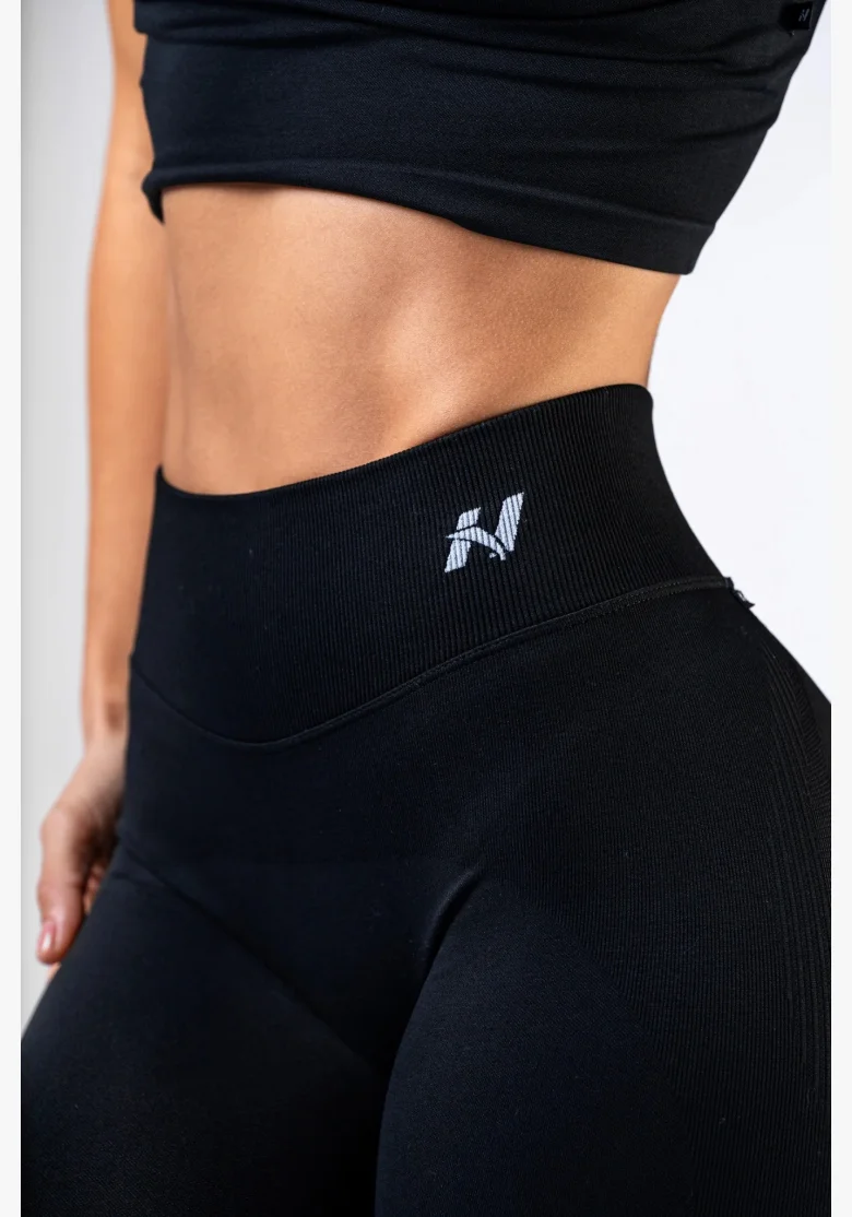 NEBBIA High-waist push-up legíny POWER čierna