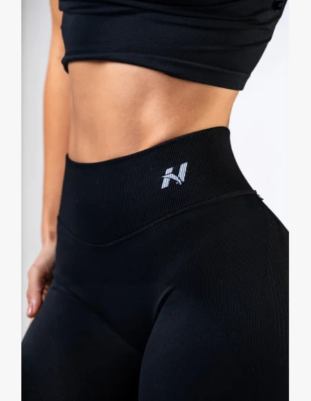 NEBBIA High-waist push-up legíny POWER čierna