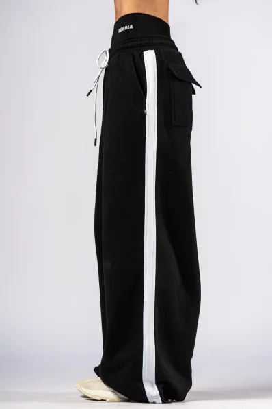 NEBBIA Oversized tepláky POWER čierne 2