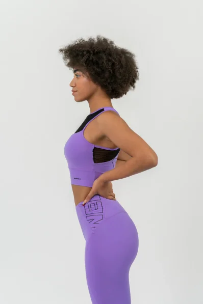 NEBBIA Crop top tričko CONFIDENCE čierna 2