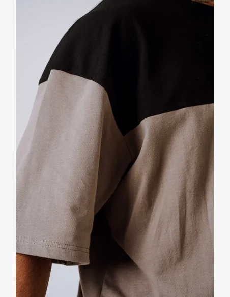 NEBBIA Oversized tričko POWER béžové