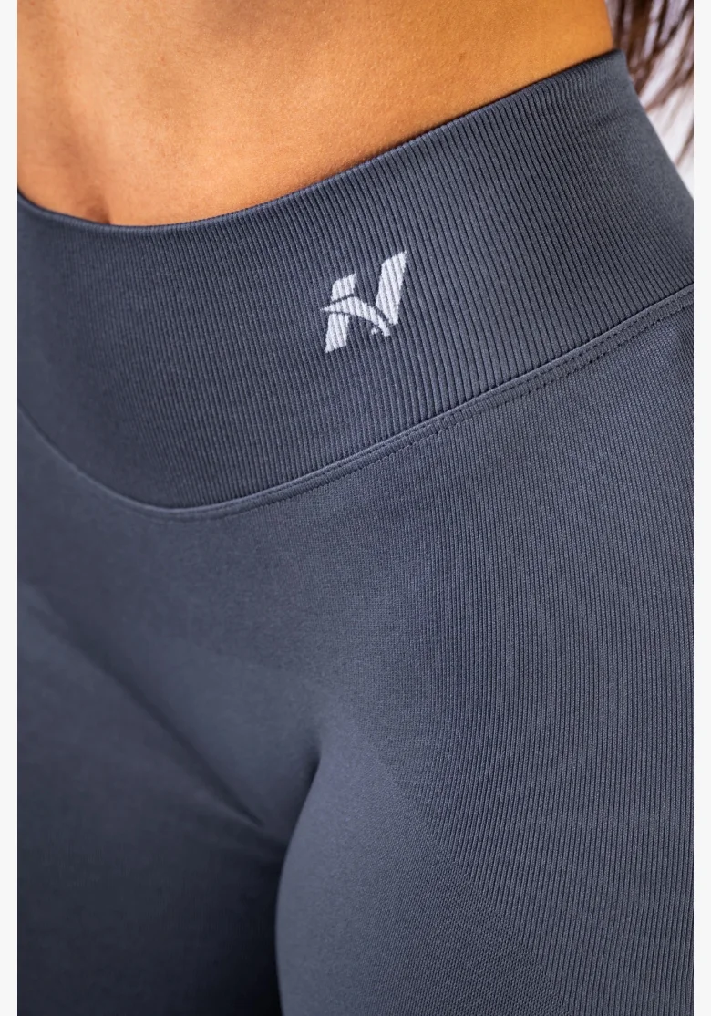 NEBBIA High-waist push-up legíny POWER sivé