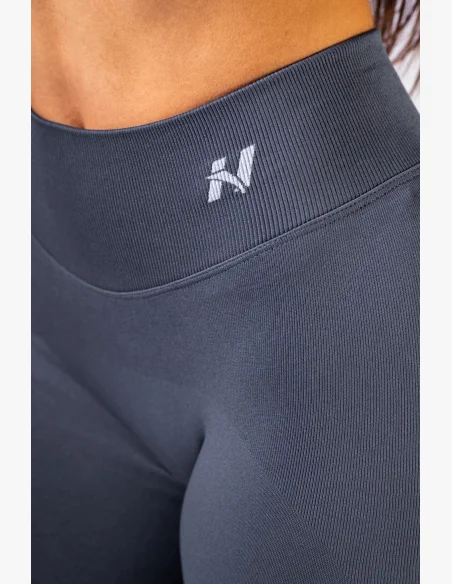NEBBIA High-waist push-up legíny POWER sivé