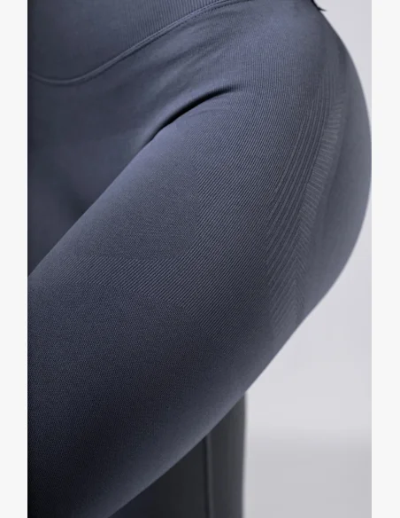 NEBBIA High-waist push-up legíny POWER sivé