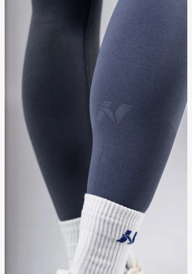 NEBBIA High-waist push-up legíny POWER sivé
