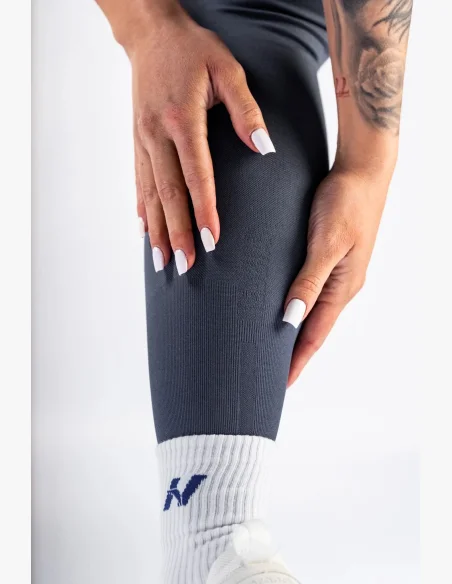 NEBBIA High-waist push-up legíny POWER sivé