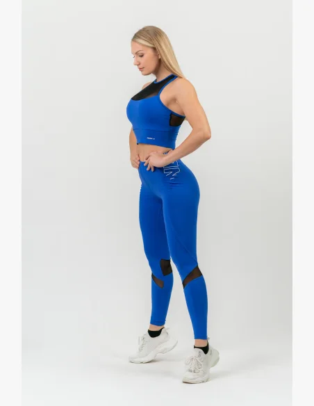 NEBBIA FIT Activewear vystužená športová podprsenka modrá