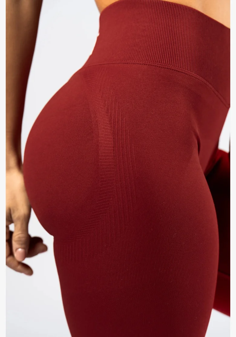 NEBBIA High-waist push-up legíny POWER červené