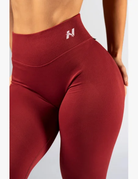 NEBBIA High-waist push-up legíny POWER červené