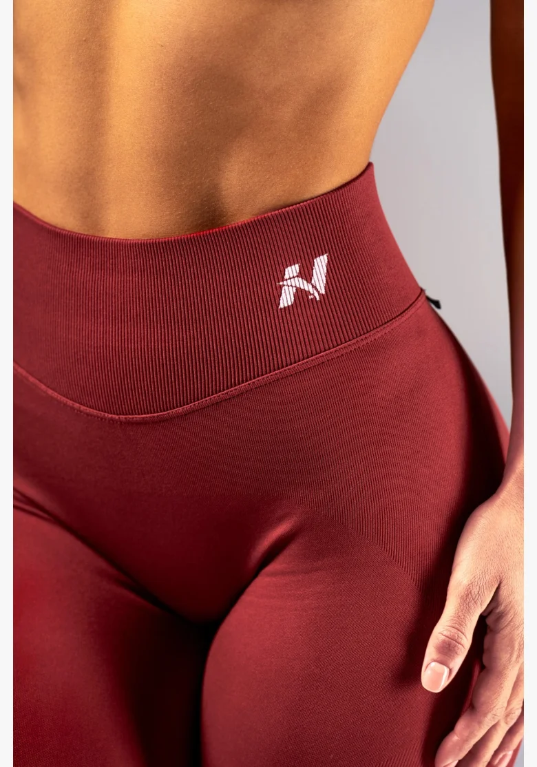 NEBBIA High-waist push-up legíny POWER červené