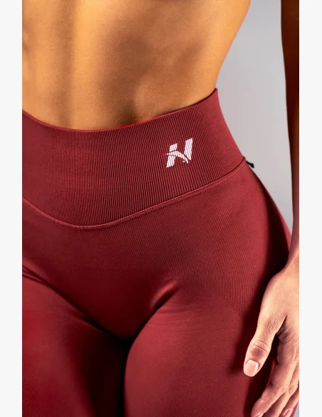 NEBBIA High-waist push-up legíny POWER červené
