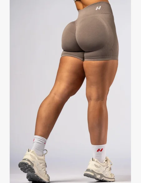 NEBBIA High-waist push-up nohavičky POWER béžové