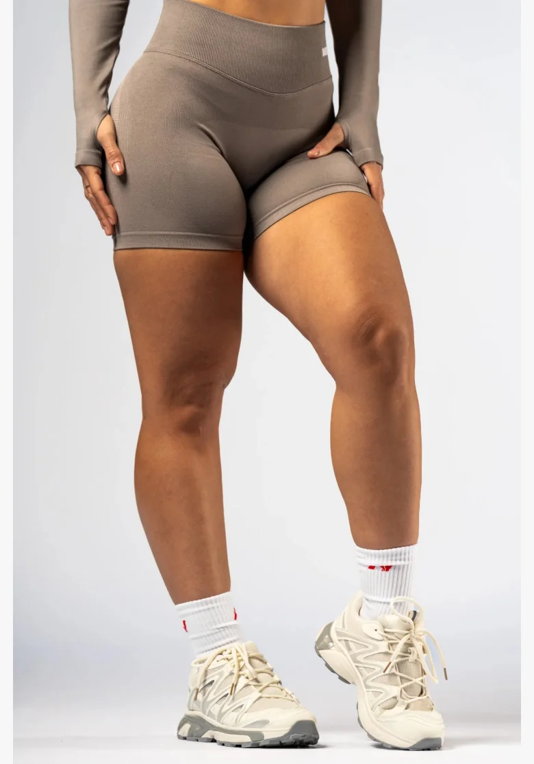 NEBBIA High-waist push-up nohavičky POWER béžové