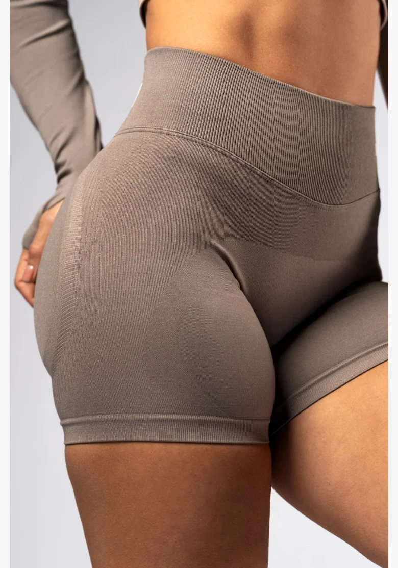 NEBBIA High-waist push-up nohavičky POWER béžové