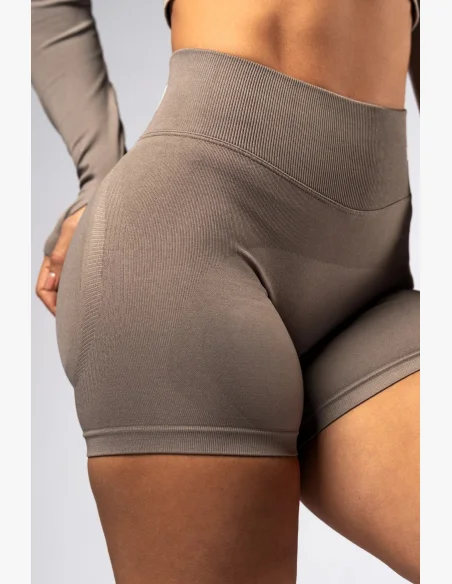 NEBBIA High-waist push-up nohavičky POWER béžové