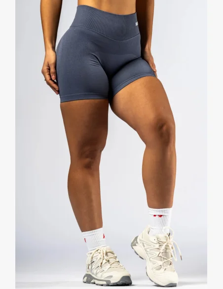 NEBBIA High-waist push-up šortky POWER sivé