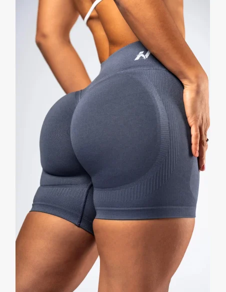 NEBBIA High-waist push-up šortky POWER sivé