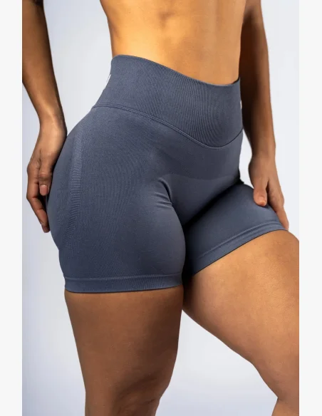 NEBBIA High-waist push-up šortky POWER sivé