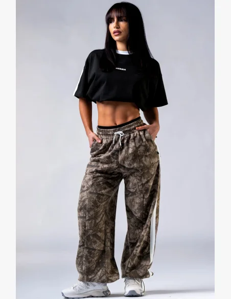 NEBBIA Relaxed fit tričko POWER čierne