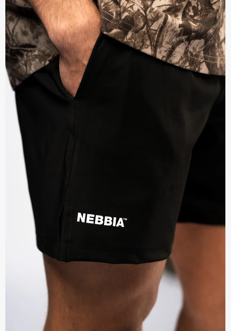 NEBBIA Tréningové šortky POWER čierne