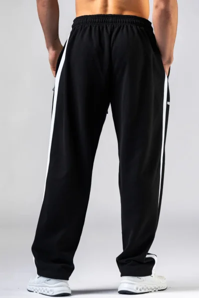 NEBBIA Relaxed fit tepláky POWER čierne 2