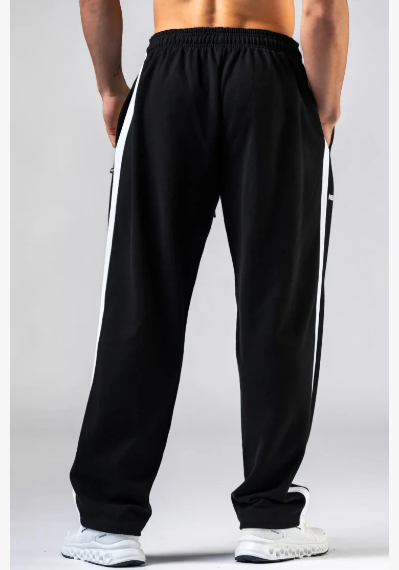 NEBBIA Relaxed fit tepláky POWER čierne
