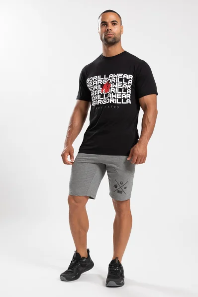 Gorilla Wear Pánske tričko Bradley čierne 2