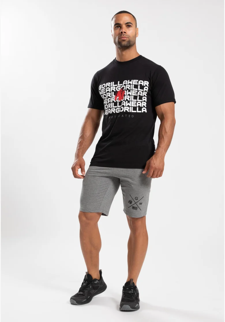 Gorilla Wear Pánske tričko Bradley čierne
