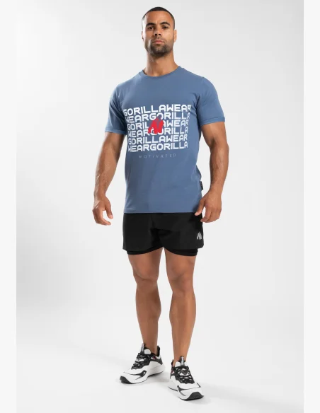 Gorilla Wear Pánske tričko Bradley modré