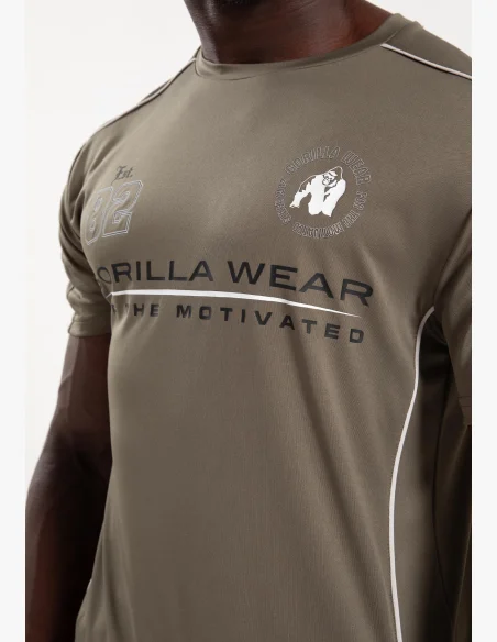 Gorilla Wear pánske tričko Broxton – army zelená