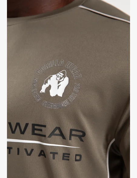 Gorilla Wear pánske tričko Broxton – army zelená