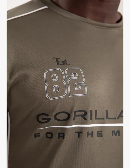 Gorilla Wear pánske tričko Broxton – army zelená