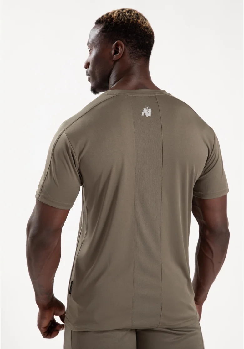 Gorilla Wear pánske tričko Broxton – army zelená