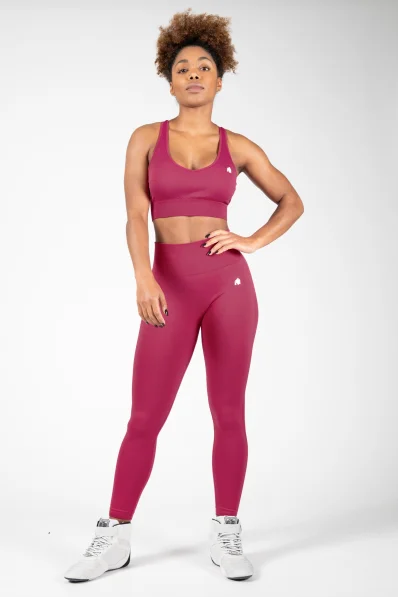 Gorilla Wear Dámske bezešvové legíny Hilton - fuksia