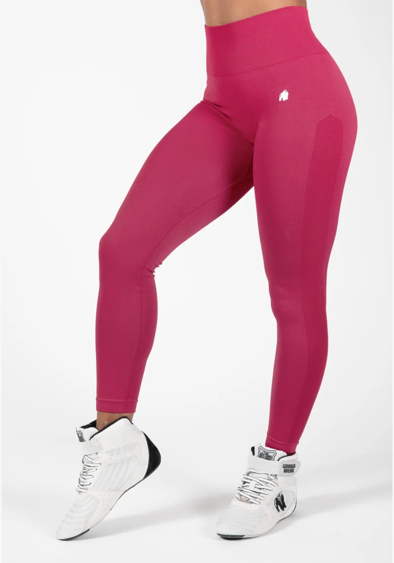 Gorilla Wear Dámske bezešvové legíny Hilton - fuksia
