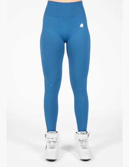 Gorilla Wear Dámske seamless legíny Hilton – modrá