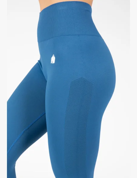 Gorilla Wear Dámske seamless legíny Hilton – modrá