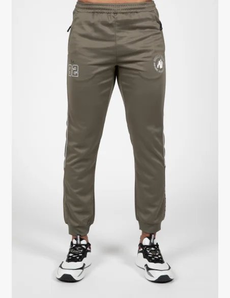 Gorilla Wear Pánske tepláky Broxton - armádne zelená