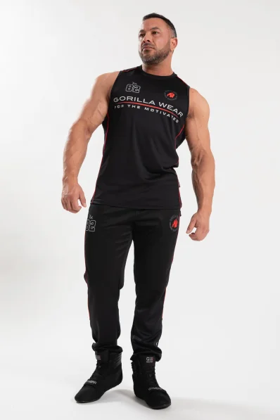 Gorilla Wear Pánske tepláky Broxton – čierna