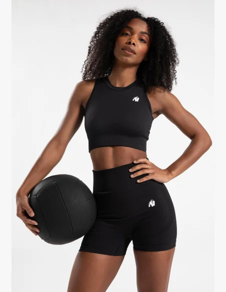 Gorilla Wear dámsky crop top Olivia – čierny