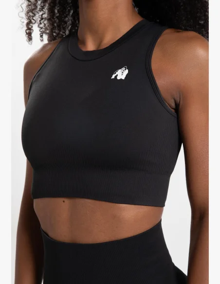 Gorilla Wear dámsky crop top Olivia – čierny