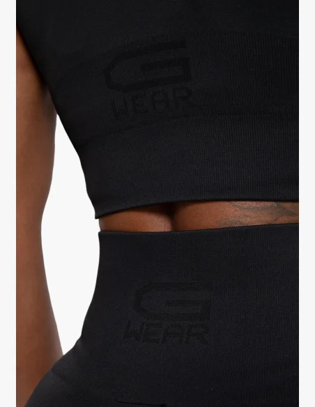 Gorilla Wear dámsky crop top Olivia – čierny