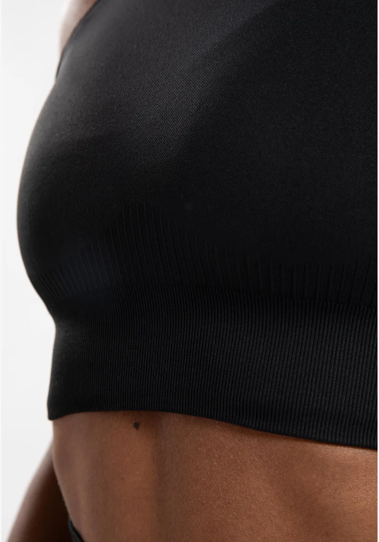Gorilla Wear dámsky crop top Olivia – čierny