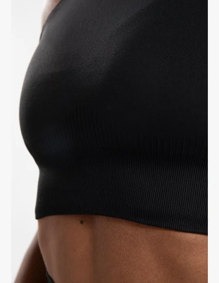 Gorilla Wear dámsky crop top Olivia – čierny