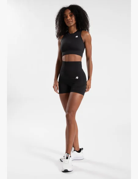Gorilla Wear dámsky crop top Olivia – čierny